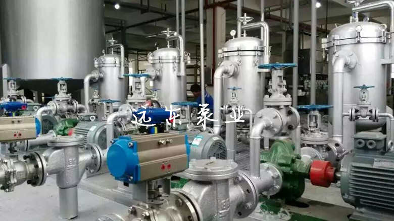 遠(yuǎn)東齒輪油泵現(xiàn)場