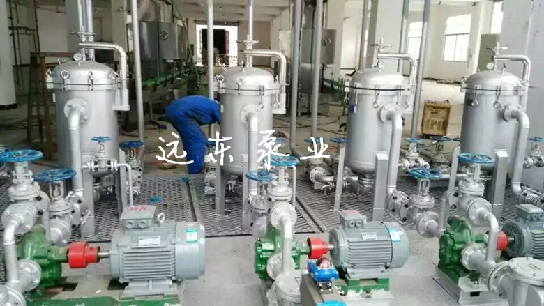 遠(yuǎn)東齒輪油泵現(xiàn)場