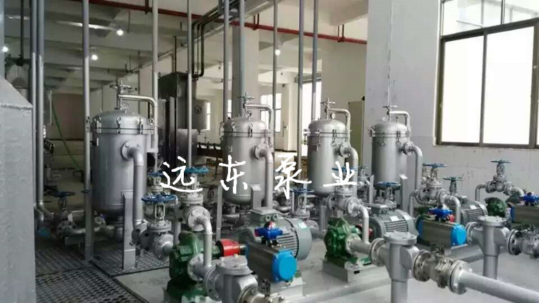 遠(yuǎn)東齒輪油泵現(xiàn)場