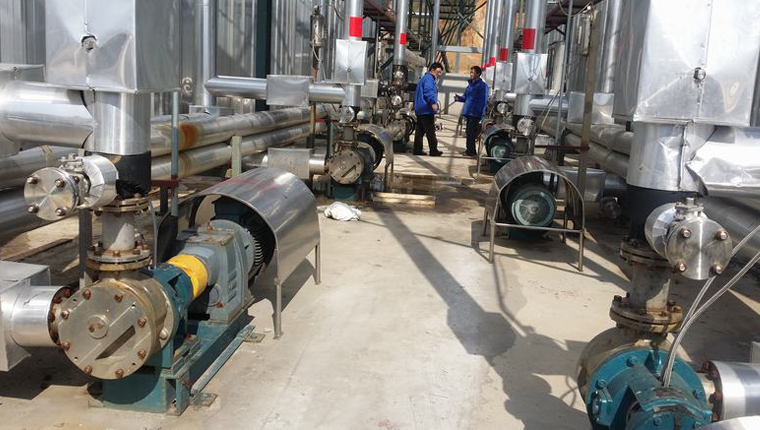 NYP不銹鋼高粘度泵用戶現(xiàn)場(chǎng)