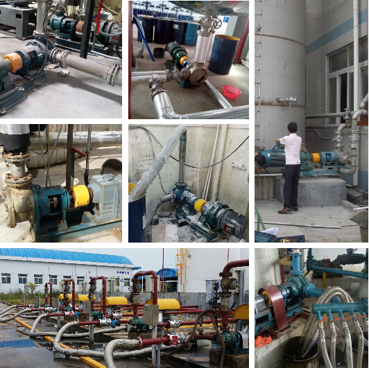 高粘度化工泵用戶(hù)現(xiàn)場(chǎng)圖
