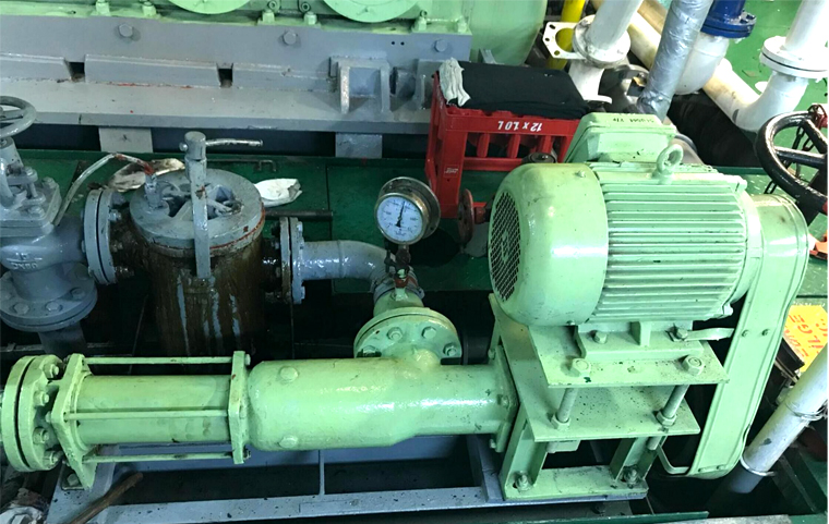 遠(yuǎn)東牌GCN50-1船用污油螺桿泵勘探船運(yùn)行調(diào)試成功