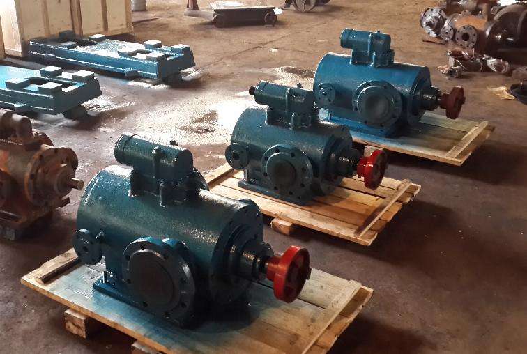 用戶訂購(gòu)的10臺(tái)3GBW80*4保溫螺桿泵全部順利交貨
