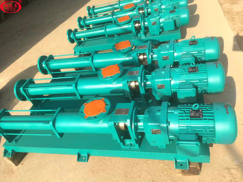 板框壓濾機(jī)螺桿泵進(jìn)料泵20臺(tái)全部采用遠(yuǎn)東GH70-1P-W101螺桿泵